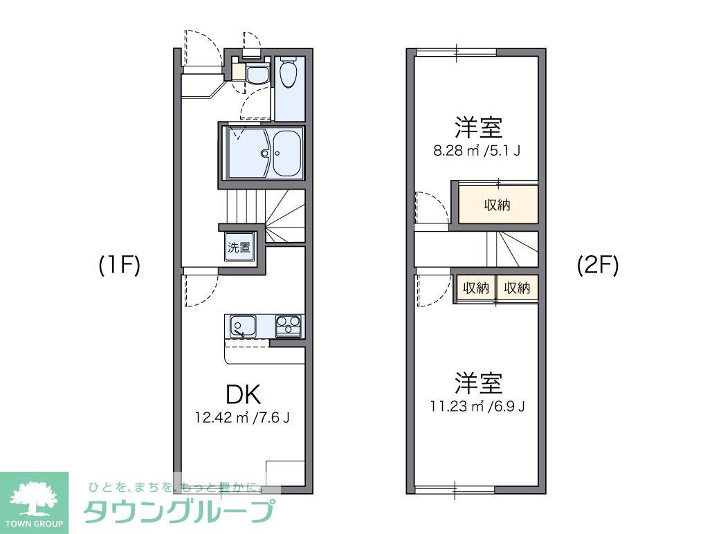 レオパレスドルフIIの間取り写真