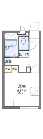 レオパレスヤマトIIの間取り写真