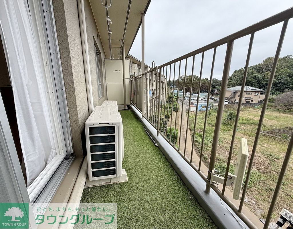 バルコニー　庭