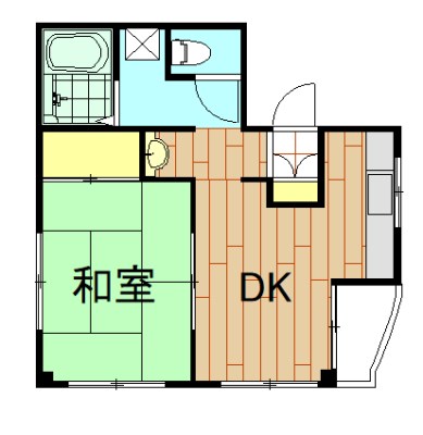 ＪＲ南武線 武蔵中原駅 徒歩14分 3階建 築33年の間取り写真