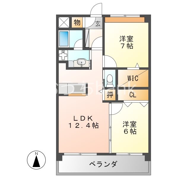 CATTLEYA IIの間取り写真