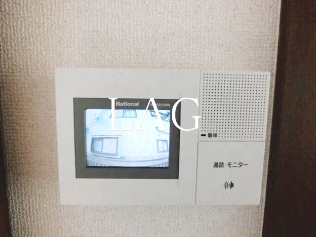 セキュリティ　モニター付きインターフォンです。