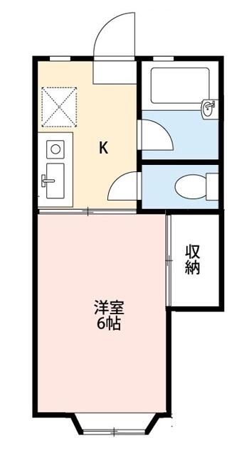 ＪＲ高崎線 大宮駅 徒歩18分 2階建 築34年の間取り写真