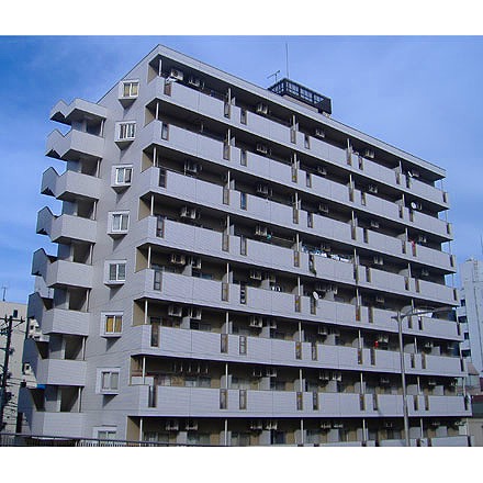 建物外観　障害物も無い南向きマンション