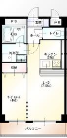 マンションエトワールの間取り