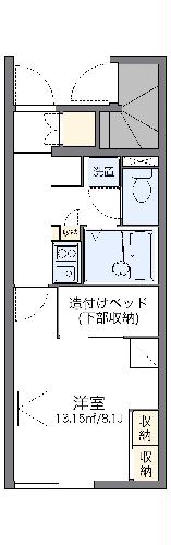 レオパレスカモミールの間取り