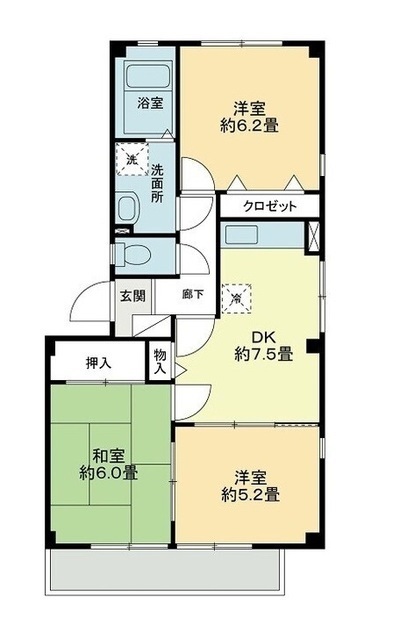 フォブール生石の間取り