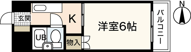 【舟入　松尾ビルの間取り】