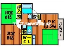 フロリアーデ梅島Aの間取り