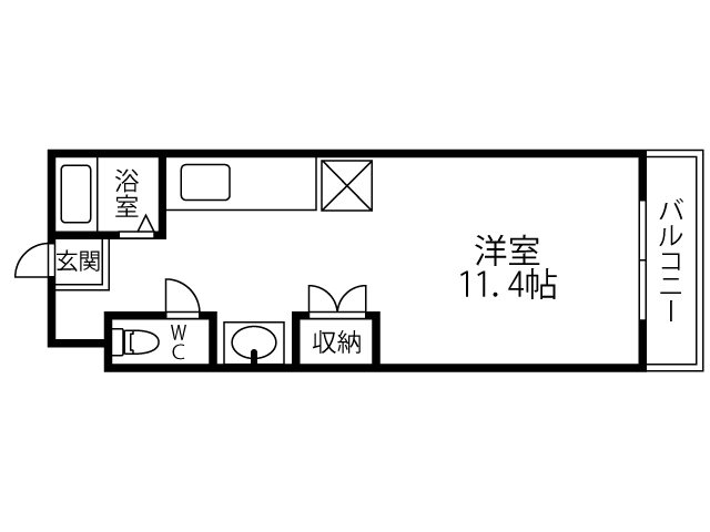 エクセレント宇宿の間取り