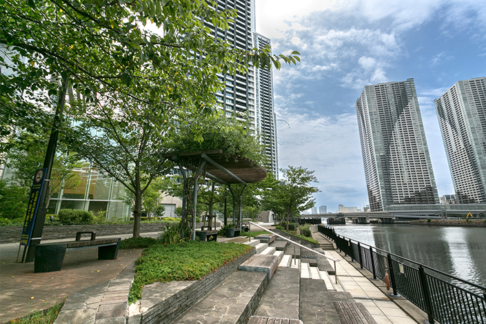 その他　朝潮運河親水公園（その他）まで220m