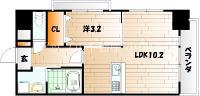 アンレーヴ門司駅前の間取り