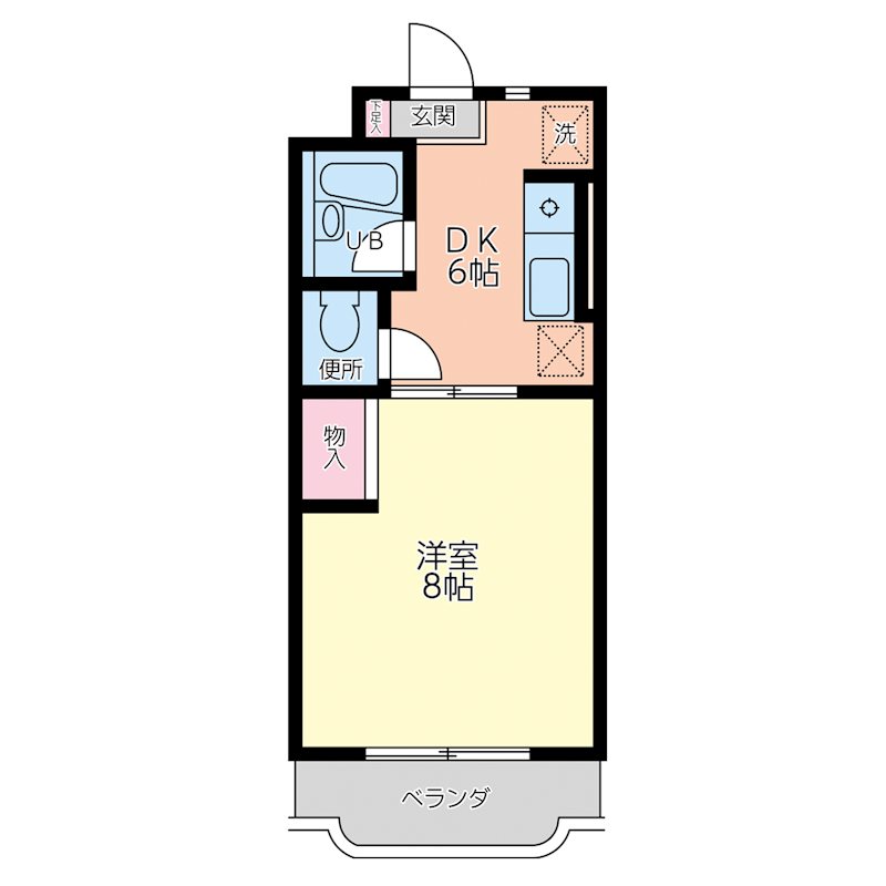 エレガントライフIの間取り