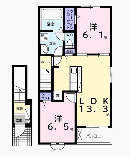 メゾン　アールエスピーの間取り