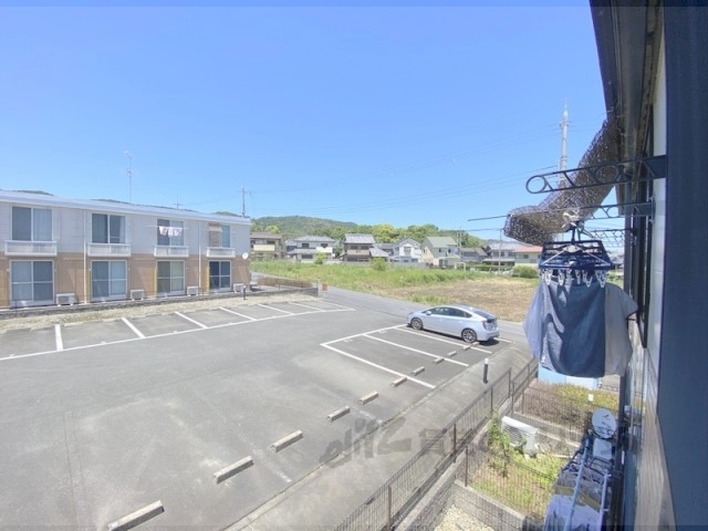 【大和郡山市矢田町のアパートの眺望】