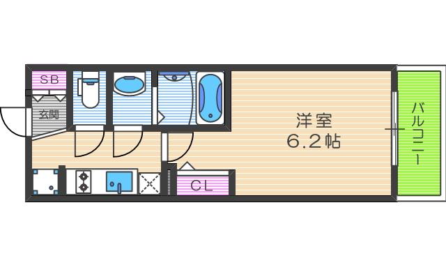 エステムプラザ福島ジェネルの間取り