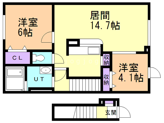 宮前ロジュマンの間取り