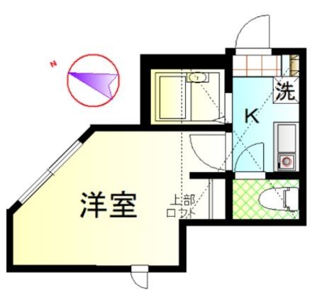 横浜市金沢区富岡東のアパートの間取り