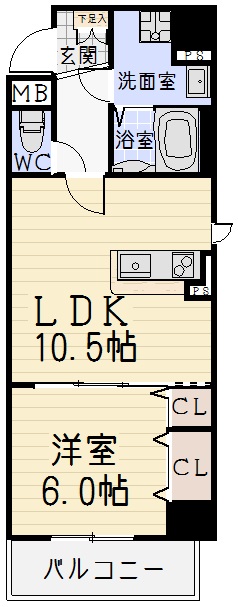 ＳＯＬＡＲＥ（ソラーレ）の間取り