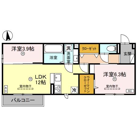 【D-Residence高木中央の間取り】