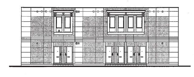 【流山市西初石のアパートの建物外観】