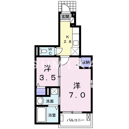 シティハウスセピアIIの間取り