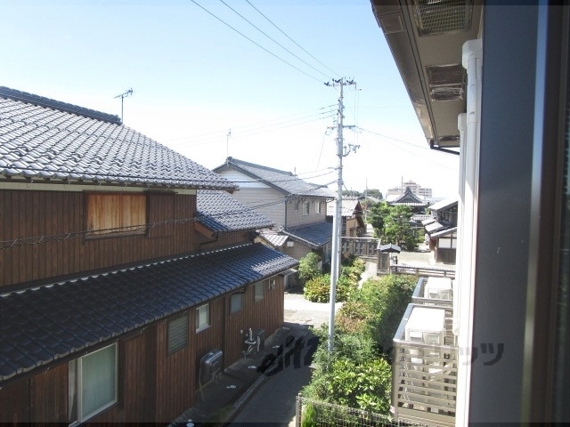 【長浜市八幡東町のアパートの眺望】