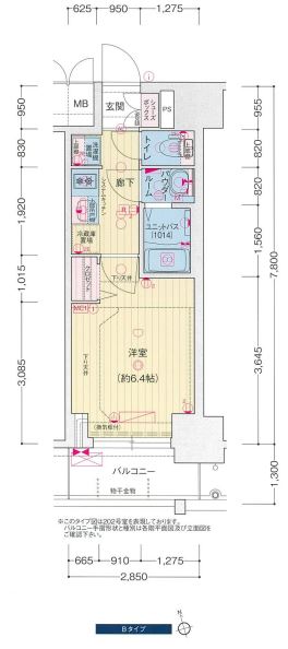 プレサンス広小路通今池の間取り