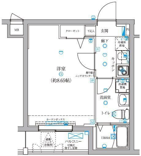 グランドエグザ親水公園Ｉの間取り