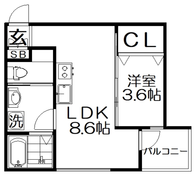 ＰＡＲＫ御殿山の間取り