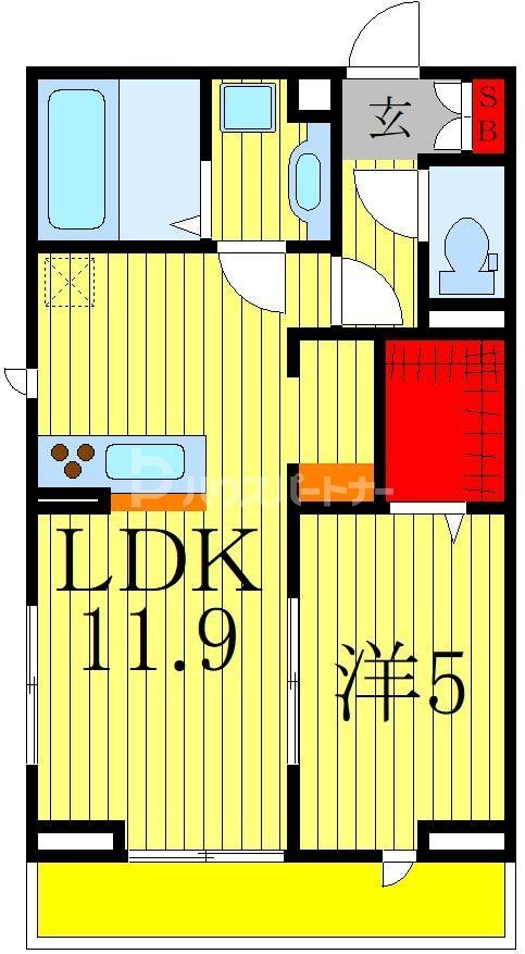 WESTラビの間取り