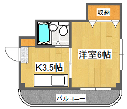 仲之町ラバーズハウスの間取り