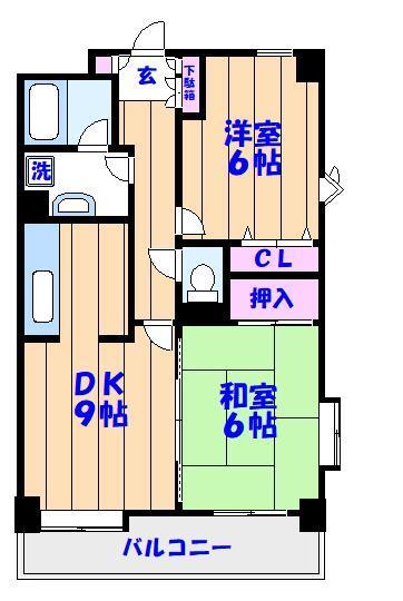 ニューパレスプロスパーの間取り