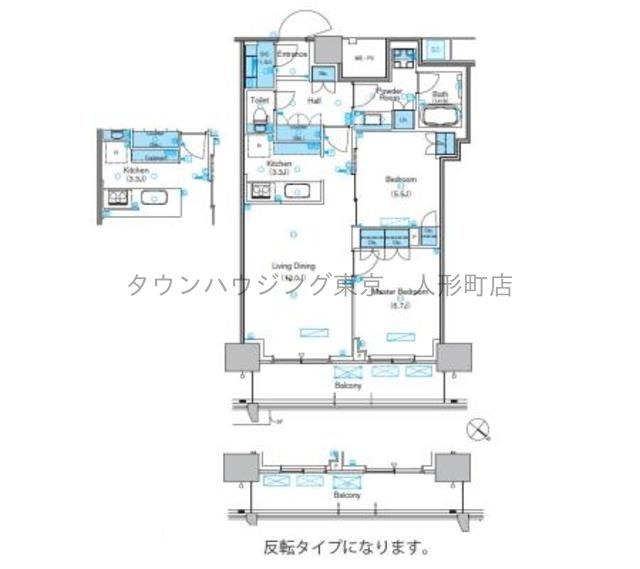 江東区豊洲のマンションの間取り