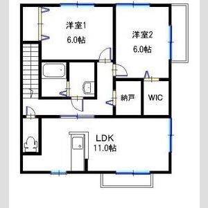 レイクサイド茜が丘の間取り