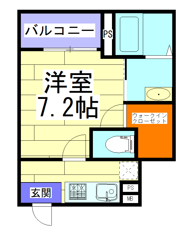 フジパレス東淀川VI番館の間取り