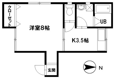 シャトーシマダIIの間取り