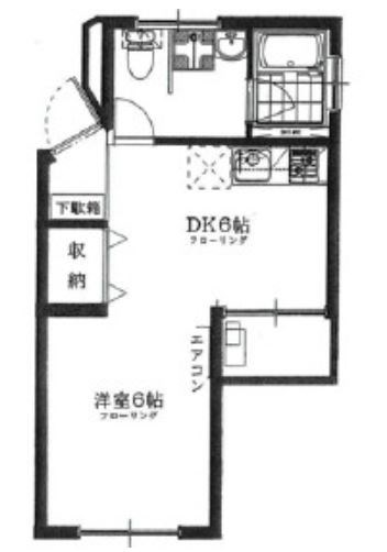 武蔵野市緑町のマンションの間取り