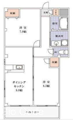 ガーデンハマの間取り