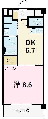 グランフラットの間取り