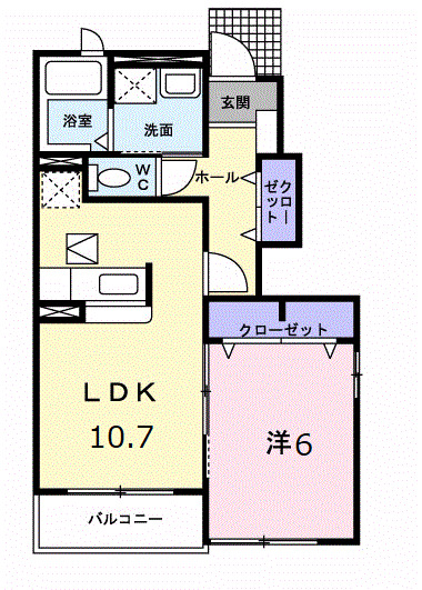 むくのき荘の間取り