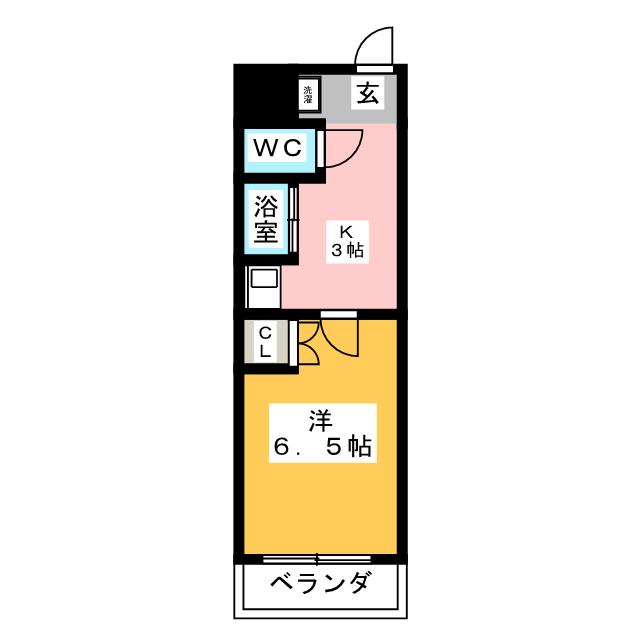 Ｔ－Ｒｏｏｍ栄の間取り