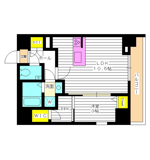 練馬区旭丘のマンションの間取り