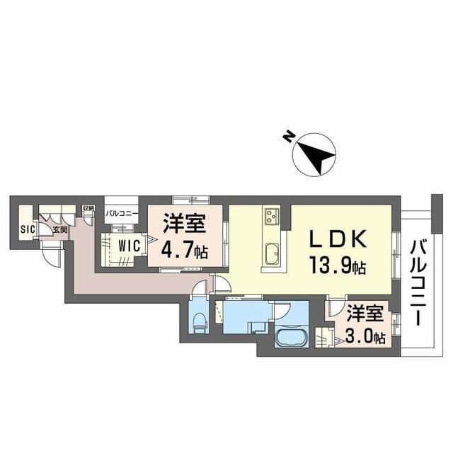 メゾンエクセランの間取り