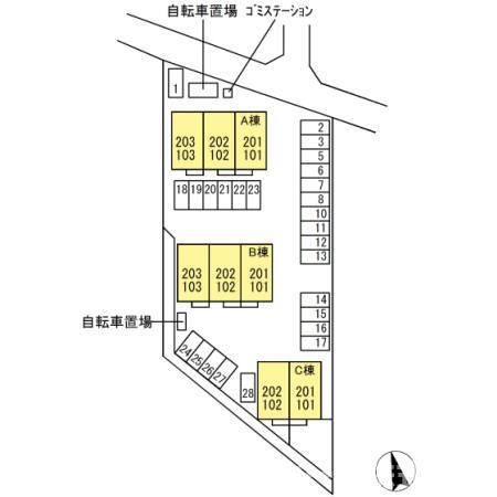 【豊橋市西口町のアパートのその他】