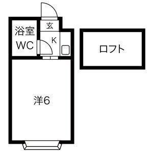 ベルシティ米ケ袋の間取り