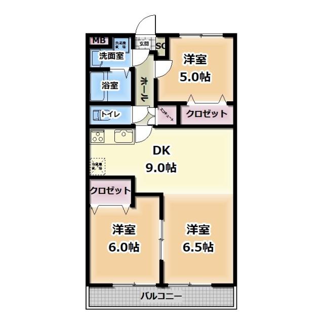 イーグルマンションIIの間取り