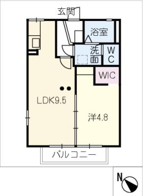 ノイエス前田南の間取り