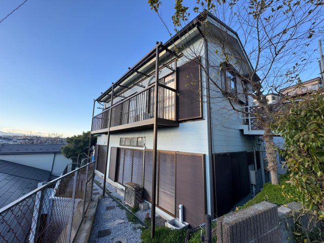 バルコニー　見晴らしの良い庭