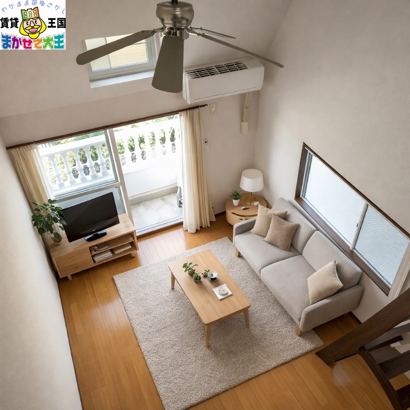 居室・リビング　家具・インテリアはＣＧです